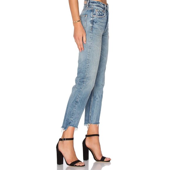 NWT GRLFRND Helena High-Rise Straight Jean Sharona - Picture 2 of 10